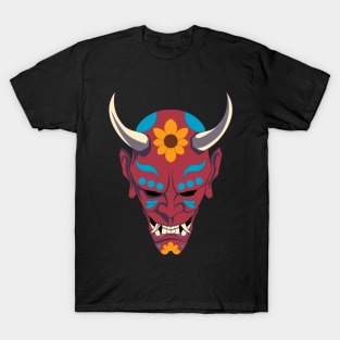 Hannya Mask / Sugar Skull T-Shirt